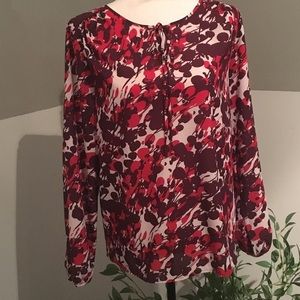 J. Crew Floral Blouse